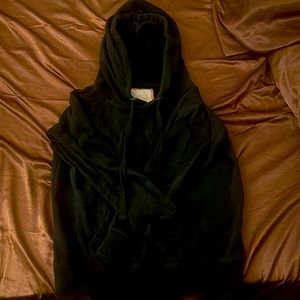 Get Back to Basics! Plain Black Hoodie